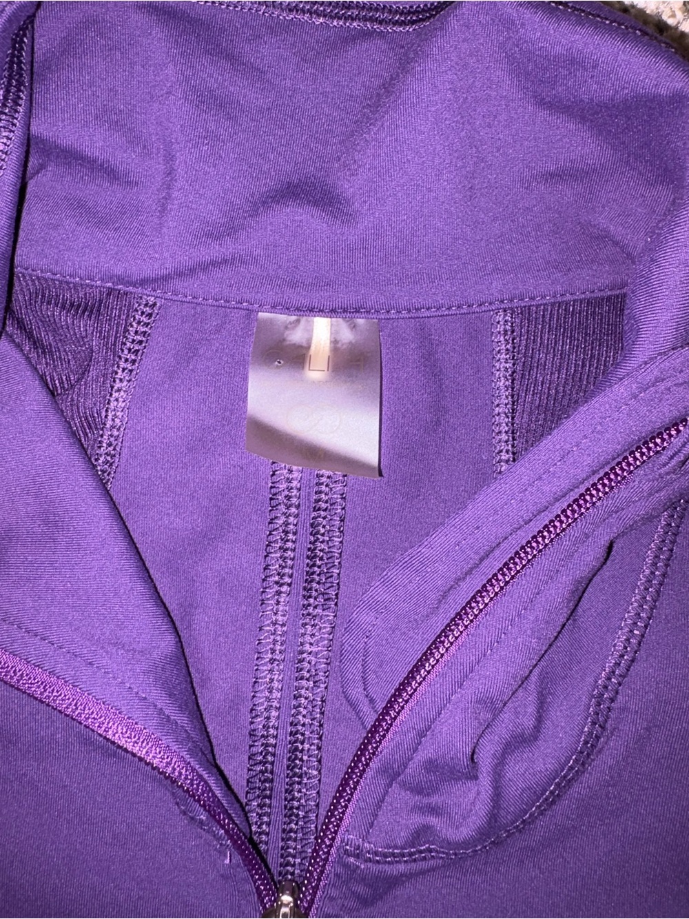 CALIA by Carrie Underwood Deep Purple Full-Zip Utility Jacket - Picture 3 of 3